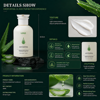 Après-shampoing liquide à l'aloe vera 300ml, rafraîchissant, antipelliculaire et nourrissant pour femmes, aux herbes naturelles, après-shampoing capillaire à l'aloe vera