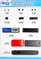 Tag RFID UHF Kelas Industri Tahan Air Tahan Debu ABS Anti Logam Dapat Dipasang dengan Sekrup untuk Penggunaan Luar Ruangan RFID ABS pada Tag Logam