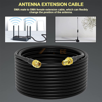 Assemblage de câble SMA mâle-SMA mâle pour systèmes d'antenne, avec câble RG58 50Ohm, 50cm