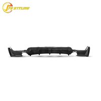 Difusor de Parachoques Trasero de Fibra de Carbono Estilo M Performance para BMW Serie 4 F32 F33 F36 M-Tech con Salida de Escape Doble