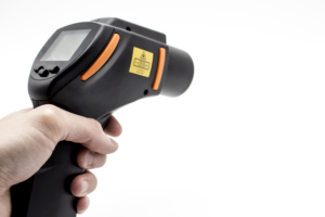 Termómetro Industrial SENTEST NP15H3SF 100~600°C con Doble Láser para Rodillos Calientes - Product Image 2