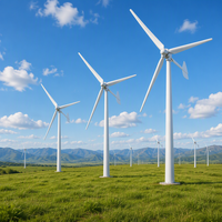 Éolienne horizontale de petite taille, haute qualité, résistante aux UV, à la pluie acide et au sel