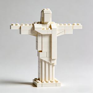 Ensemble de blocs de construction en plastique pour sculpture de crâne déstructurée personnalisée DIY, <span class=keywords><strong>art</strong></span> contemporain, pour exposition artistique, cadeau pour adulte - Product Image 3