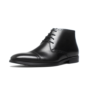 Nuovo stile di fornitura di fabbrica da uomo marrone <span class=keywords><strong>scarpe</strong></span> Brogue <span class=keywords><strong>scarpe</strong></span> da uomo <span class=keywords><strong>in</strong></span> vera <span class=keywords><strong>pelle</strong></span> Casual stivaletti - Product Image 2