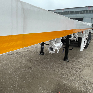 Semirremolque <span class=keywords><strong>de</strong></span> Plataforma <span class=keywords><strong>de</strong></span> 3 Ejes en Oferta con 12 Cierres para Contenedores para Transporte <span class=keywords><strong>de</strong></span> Contenedores en África - Product Image 3