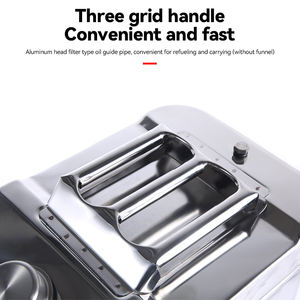 Acier inoxydable 10/20/<span class=keywords><strong>30</strong></span> <span class=keywords><strong>litres</strong></span> en métal jerrycan réservoir de gaz de secours pour l'<span class=keywords><strong>essence</strong></span> ou le carburant diesel - Product Image 3