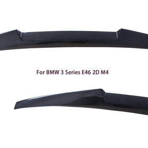 For E46 2Door Coupe/2Door Convertible/4Door Sedan M4 Style Real Carbon Fiber Rear Spoiler Trunk Wing 1997-2007 - Product Image 3