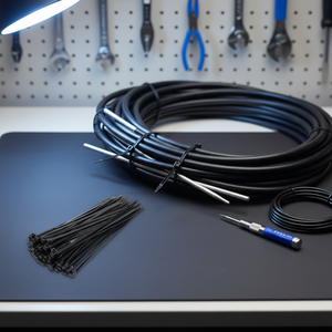 Cable de Nylon Autoblocante Personalizado para Gestión de Cables, Certificado ROHS <span class=keywords><strong>GSG</strong></span>, Embalaje en Bolsas de Polietileno Personalizadas de Fábrica OEM, 9mm X 750mm - Product Image 4