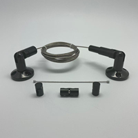 Ensemble de tension de supports à vin en laiton réglables pour l'étagère à vin Kits de suspension de pince à fil pour le stockage du vin