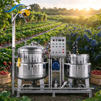 Machine de trempage sous vide pour la production de fruits confits (myrtilles et fraises)