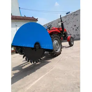 New design disc ditching machine price Tractor Three point Suspension Mini Trencher