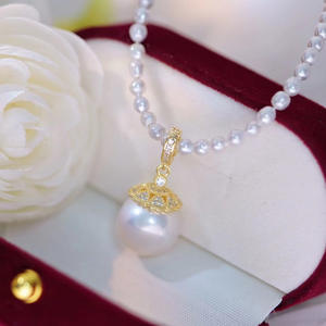 จี้เงินแท้ S925 สำหรับใส่ลูกปัด DIY ขนาด 10-13 มม. ทรงกลม สำหรับสร้อยคอหยก รุ่น 31025 - Product Image 2