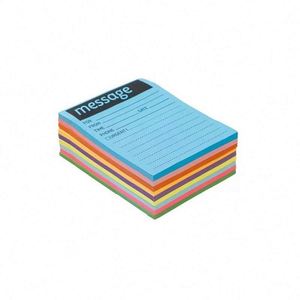 Colorful Multi-Color Sticky Notes Fluorescent Horizontal Line Message Memo <b>Pad</b> Strong Adhesion Planner for Study Office - Product Image 4