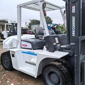 Montacargas Diésel Usado de Segunda Mano <span class=keywords><strong>TCM</strong></span> Original de Japón de 7 Toneladas con Repuestos en Venta - Product Image 5