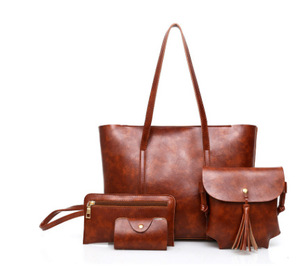 Ensemble de 4 sacs à main pour femmes, grande capacité, sacs à bandoulière pour femmes, sac fourre-tout - Product Image 2