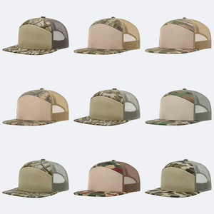 Casquette Trucker Snapback Camouflage Brodé en Coton 168 Structurée à 7 Panneaux pour Adulte avec <span class=keywords><strong>Logo</strong></span> Personnalisé en Cuir de Haute Qualité - Product Image 3