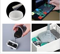 Caoutchouc de silicone RTV pour écran LED, pour pièces électriques, scellement transparent