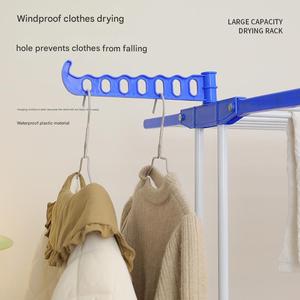 Tendedero móvil de 4 niveles, tendedero extensible Vertical para ropa, toallero de suelo plegable, estante de lavandería al por mayor - Product Image 1