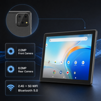 Tablette Android 16.0 64 Go Wi-Fi 5G OEM, Processeur Cinq Cœurs Rapide pour Jeux, Écran IPS, Type Professionnel, Tablette PC Android