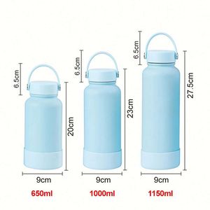 Bouteilles d'eau isothermes en acier inoxydable 1L avec logo personnalisé, sans BPA, anti-fuite, en métal, vente chaude - Product Image 2
