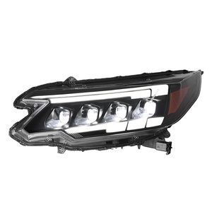 Conjunto de Faros Delanteros LED Modificados de 12V para CRV 15-16, Luz Diurna LED con Efecto de Flujo, Direccional, Cuatro Lentes - Product Image 3