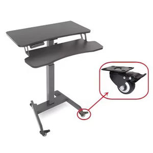 Roulettes durables de style moderne pour meubles, roulettes en PVC pivotantes à 360°, roulettes industrielles pour chariots, roulettes silencieuses de moyenne capacité en acier perforé - Product Image 4
