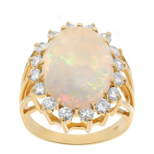 Anillo Minimalista Personalizado con Piedra Preciosa para Mujer, Circonia Cúbica, Plata de Ley 925, Joyería Fina, Anillo de Ópalo - Fábrica de Joyería OEM China - Product Image 2