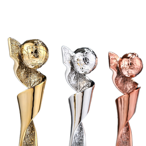 Trophée personnalisé en résine cristalline dorée pour compétitions, récompense commémorative avec impression UV pour <span class=keywords><strong>l</strong></span>'honneur des groupes - Product Image 3