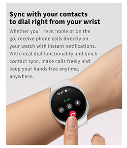 Reloj Inteligente con Llamadas Bluetooth, Pago WeChat, Detección de Salud, Monitor de Actividad Física, Monitor de Sueño, Pantalla IPS, Silicona, Carga Inalámbrica, HD8 Mini - Product Image 6