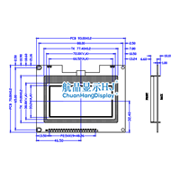 Écran COG de 3,0 pouces, module LCD 12864, FPC, écran matriciel à points 128x64 avec ST7567, écran LCD graphique COG 12864, directement de l'usine