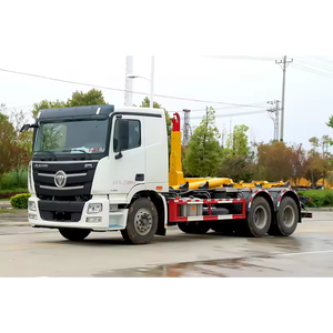 Camion benne à bras de levage 6x4 lourd pour la collecte et le transport de déchets, avec bras de levage pour conteneurs amovibles - Product Image 2
