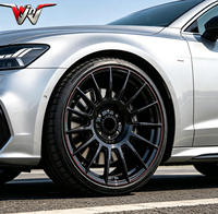 Rines Forjados Personalizados PCD 5*112 5*114.3 5*120 para Autos, Ruedas Multirradio en Negro Brillante para Volkswagen Arteon Magotan Passat CC