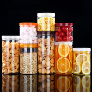 Food Grade 50ml - 1000ml PET Clear PET <b>Plastic</b> <b>Jars</b> with Aluminum Lids <b>Plastic</b> Caps for Candy Sugar Packaging - Product Image 6