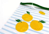 Sac refermable en PE de qualité alimentaire, imprimé sur mesure, durable et inscriptible, pour la conservation des sushis et le stockage des aliments