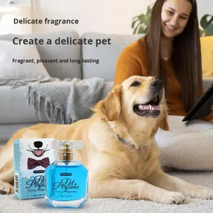 Parfum pour animaux de compagnie 50 ml, eau de toilette désodorisante, parfum de rose, parfums pour chats et chiens, parfum longue durée, éliminateur d'odeurs, spray pour animaux de compagnie - Product Image 3