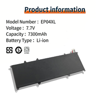 Batterie d'ordinateur portable pour HP EP04XL EP04056XL HSTNN-DB9J L52581-005 pour HP Elite Dragonfly G1 G2 Max Dragonfly-8MK79EA Batterie d'ordinateur portable