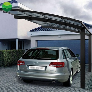Telaio Carport Cantilever baldacchino auto ombra Carport assicurazione commerciale in alluminio metallo estate garage personalizzati, tettoie e Carport - Product Image 6