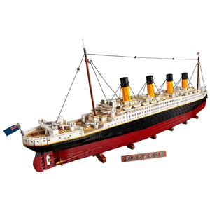 Movie Series Ship Moc Building Blocks Bricks Set Educational Toys Gifts 9090pcs Boat Compatible Legoinglys 10294 Titanic icons