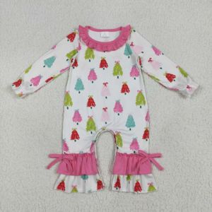 Ensembles assortis pour sœurs avec imprimé sapin de Noël, ensemble haut et pantalon pour filles, combinaison pour bébé, ensembles de vêtements pour bébé fille 0-<span class=keywords><strong>6</strong></span> <span class=keywords><strong>mois</strong></span>, vente en gros - Product Image 2