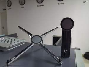 Support pour ordinateur portable pliable multifonctionnel |   Support réglable en alliage d'aluminium pour le système de transmission |   Réglage de la hauteur sur 6 niveaux de 15 à 35 degrés - Product Image 6