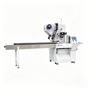 Máquina Envolvedora y Llenadora Automática Horizontal (Rodillo Superior de Película) Fácil de Operar para Bolsas de Alimentos y Cigarrillos - Product Image 1
