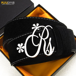 Basso Design del marchio personalizzato Moq in metallo colorato con smalto epossidico fibbia con Logo del timbro nero genuino/cintura in Pu - Product Image 5