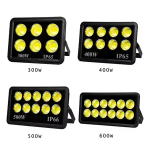 Reflektor bulat lampu sorot led COB luar ruangan penjualan laris untuk lampu stadion 100W 150W 200W 300W 400W 500W