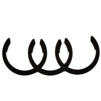 Custom Carbon Steel Grade 8.8 A235 Black Oxide Lock Washer External Retaining Ring Type C Circlip
