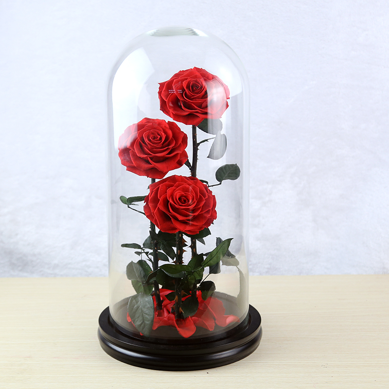 15*30cm 3 tête de fleur 7-8cm