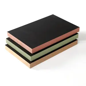 Atacado Alto Brilho UV Melamina MDF/madeira compensada/partícula Board para Porta do armário e Roupeiros Cinza Noz MDF Board 18mm Melamina