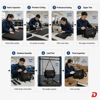 Sac messager sport personnalisé avec rabat à boucle, poche diagonale zippée, compartiment latéral à cordon de serrage, sangle en nylon réglable, OEM ODM