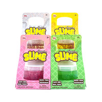 Jouets STEM en gros – Fournitures écologiques pour pâte à modeler et slime – Jouet souple – Slime cristallin de 8 oz avec paillettes pour enfants et adultes