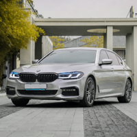 Ensemble de phares LED pour BMW Série 5 G30 G38 2018-2020 pré-LCI, sourcils bleus, DRL, projecteur, Plug & Play, 6000K, étanche IP67