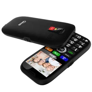 2.31 Inch Screen Dual SIM Card Low Price Feature Phone 2g senior bar phone with Big keypad Unlocked Bar Cellphone